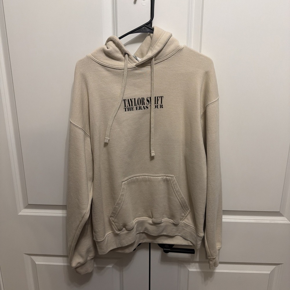 Taylor Swift Eras Tour Tan Hoodie Medium Pacific and Co Sweatshirt